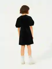 Синий платье для девочки SMENA нарядное, из мягкого бархата