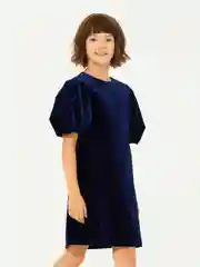 Платье для девочки SMENA нарядное, из мягкого бархата