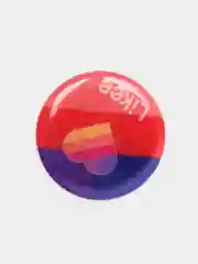 Красный держатель-подставка для телефона Попсокет Likee/ Tik Tok