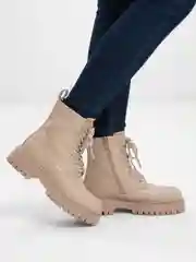 Бежевый женские ботинки, зимние