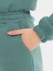 Мятный женский утепленный комбинезон
