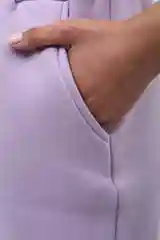 Лавандовый джоггеры с начесом, женские, спортивные, на флисе, большие размеры, осенние, теплые, зима