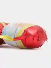 Рыжий шар новогодний фольгированный с клапаном