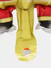 Рыжий шар новогодний фольгированный с клапаном
