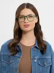 Зеленый имиджевые очки