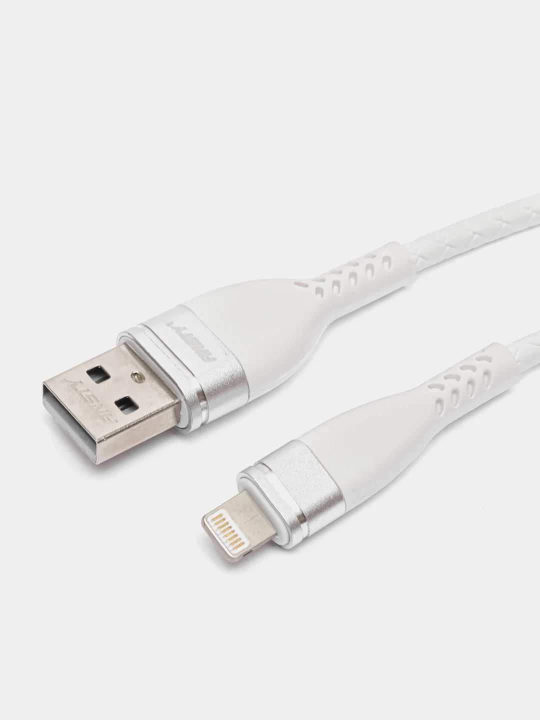 Белый зарядный кабель Lightning USB для iPhone, зарядное устройство на айфон, 1 метр