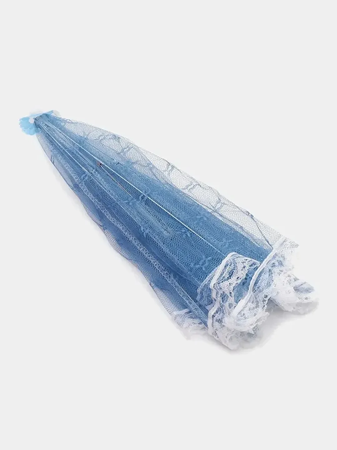 Белый сетка для защиты продуктов от мух, зонтик