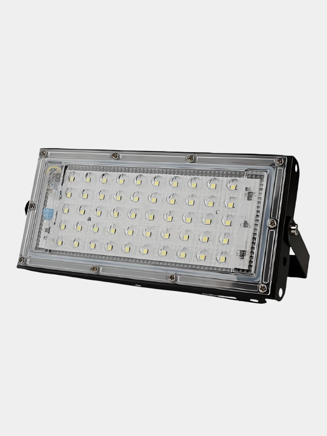Прожектор светодиодный уличный 50 Вт IP65, цвет белый, RGB
