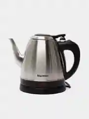 Черный чайник электрический Blackton Bt KT1802S, стальной, 1.2 л, 1500Вт, БЫСТРЫЙ НАГРЕВ