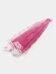 Розовый сетка для защиты продуктов от мух, зонтик