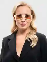 Кремовый солнцезащитные очки