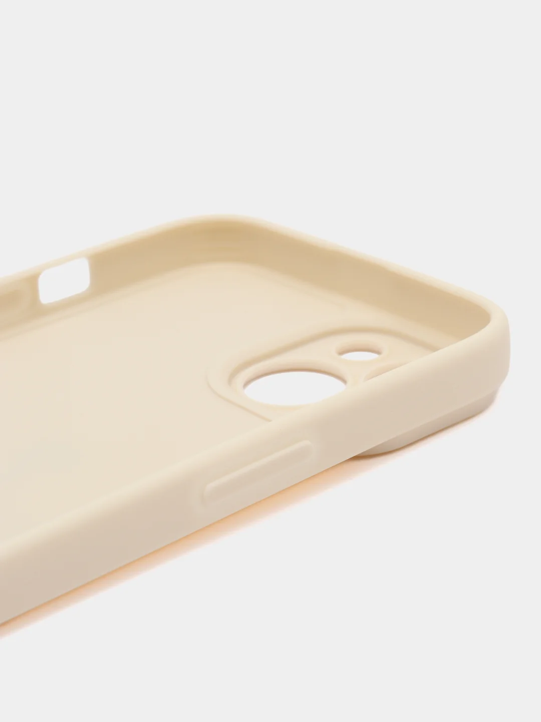 Бежевый меланж чехол для iPhone 11, 12, 13, 14, с принтом, с защитой камеры