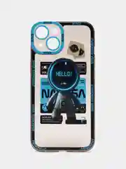 Морской чехол для iPhone 11 12 13 14 Pro Max с принтом с защитой камеры космос астронавт айфон