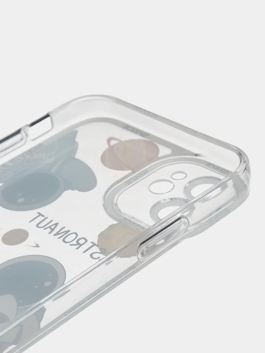 Красный чехол для iPhone 11 12 13 14 Pro Max с принтом с защитой камеры космос астронавт айфон
