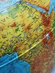 Глобус Земли физический с подсветкой, 210 мм