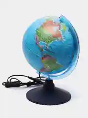 Глобус Земли политический с подсветкой, 210  мм