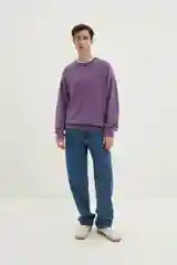 Фиолетовый джемпер мужской Finn Flare теплый