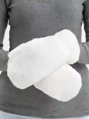 Аметистовый варежки женские меховые, тёплые с подкладом шерстяные