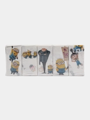 Бумажные платочки"Гадкий Я 3" с рисунком,4сл,10 пачек,9л,21х21 см,World Cart (KGDM3-HS-02)