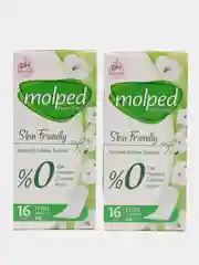 Набор ежедневных прокладок Molped Pure&Soft Skin Friendly, 2 упаковки по 16 штук, 2 капли