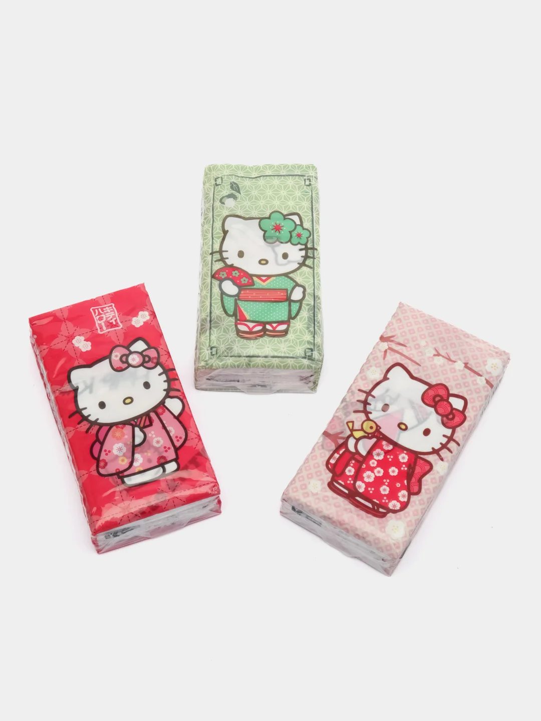 Набор 20 бумажных платочков"Hello Kitty"с рис,4 сл,9 л,21х21см,World Cart (KGHLK/набор/20)
