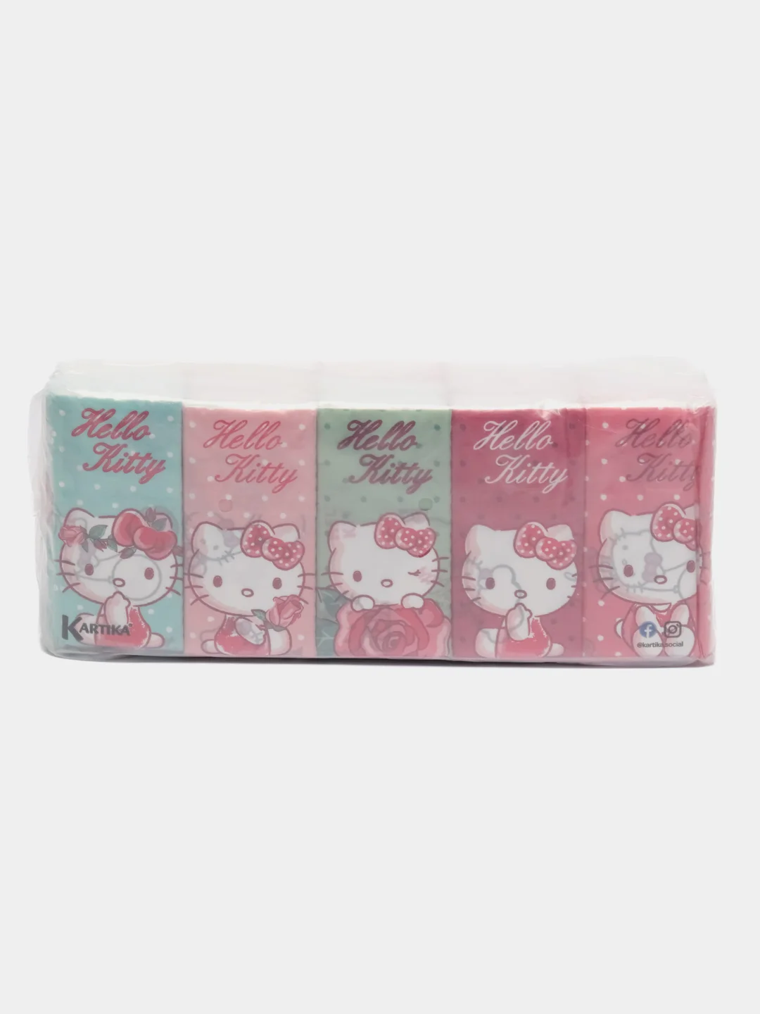 Набор 20 бумажных платочков"Hello Kitty"с рис,4 сл,9 л,21х21см,World Cart (KGHLK/набор/20)