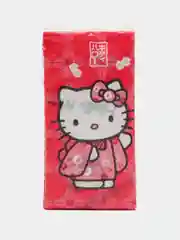 Набор 20 бумажных платочков"Hello Kitty"с рис,4 сл,9 л,21х21см,World Cart (KGHLK/набор/20)