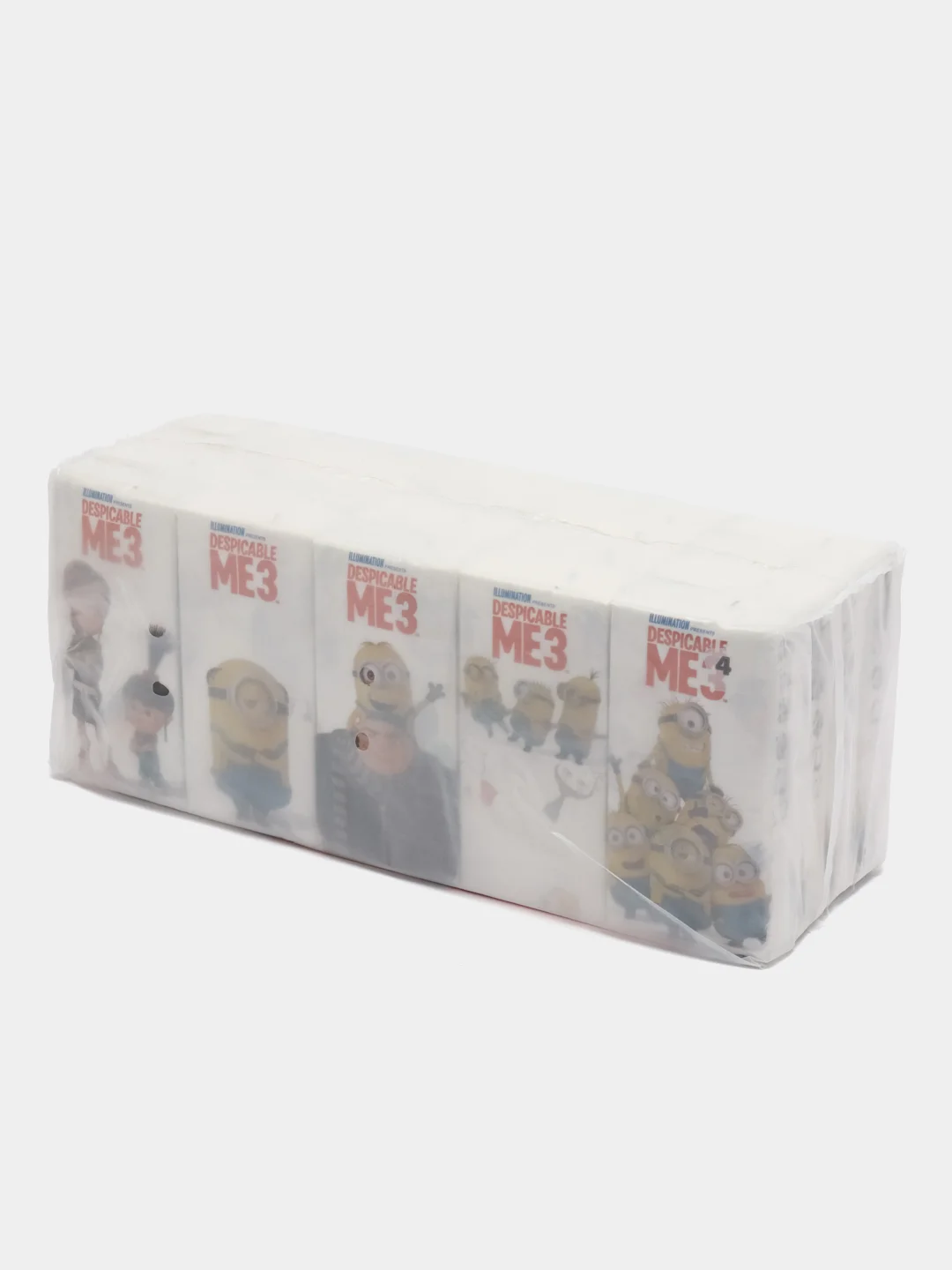 Набор из 20 бумажных платочков"Гадкий Я 3"с рис,4сл,9л,21х21см,World Cart (KGDM3/набор/20)