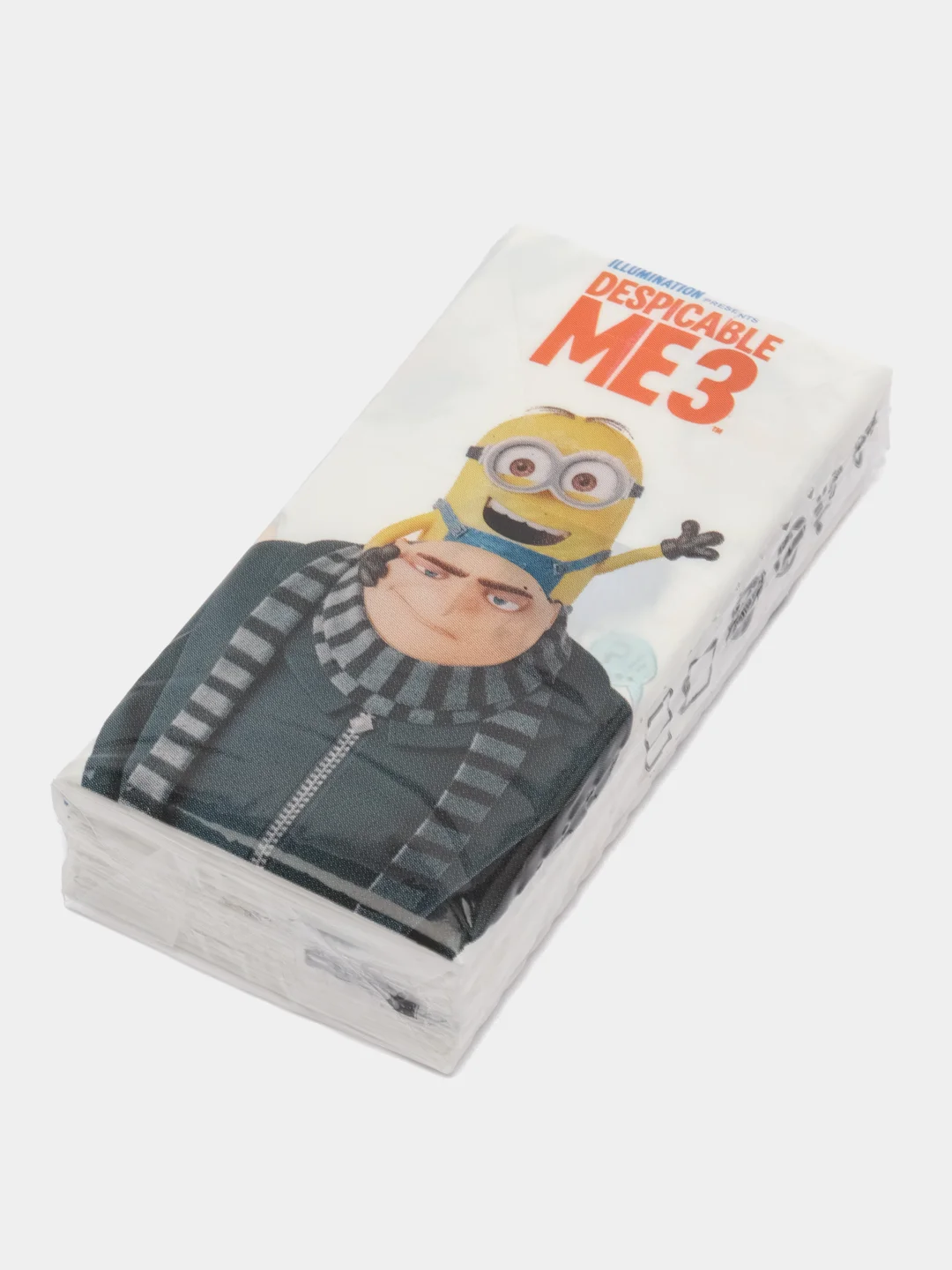 Набор из 20 бумажных платочков"Гадкий Я 3"с рис,4сл,9л,21х21см,World Cart (KGDM3/набор/20)