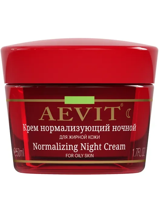 Крем для лица нормализующий AEVIT BY LIBREDERM ночной, 50 мл