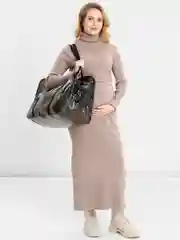 Сумка в роддом 54*33*24 черная тонированная
