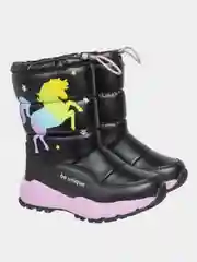 Черный дутики детские INDIGO KIDS для девочек
