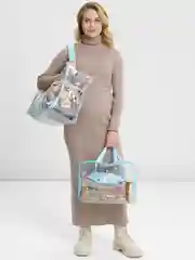 Набор сумка в роддом и косметичка "Звёзды"