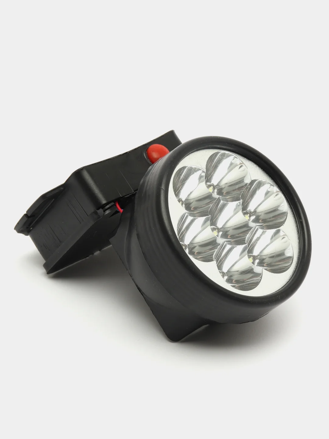 Фонарь налобный, 7 LED, 1 режим, 3 АА, 7,5 х 6,3 см