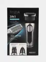 Электробритва 3 в 1  ROZIA HQ 5201, машинка для стрижки, триммер, электробритва