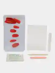 Медный накладные ногти, с дизайном