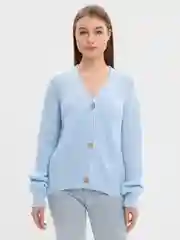 Голубой кардиган