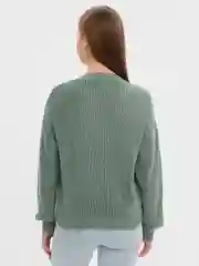Зелёный хаки кардиган