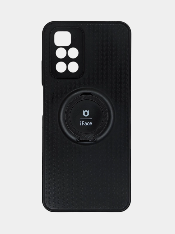 Чехол Xiaomi Redmi 10 / Сяоми Редми 10, силиконовый, с кольцом, iFace