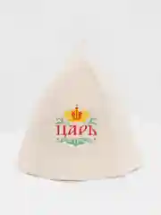 Шапка для бани с вышивкой "Царь"