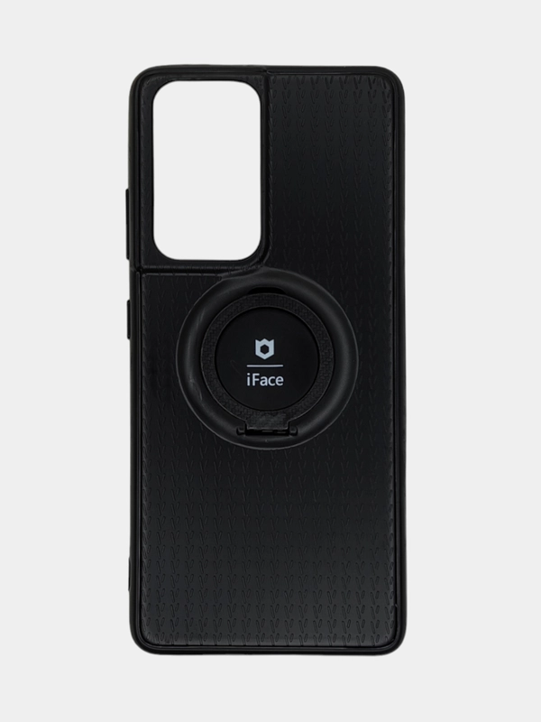 Чехол Samsung Galaxy S21 Ultra / Самсунг Галакси С21 Ультра, силиконовый, с кольцом, iFace