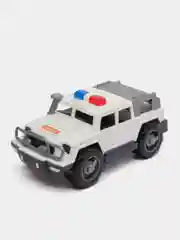 Белый автомобиль-джип военный, Полесье военные машинки игрушки для мальчиков