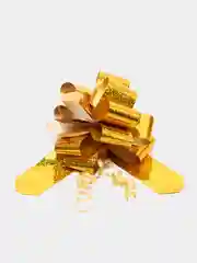 Желтый бант "Шар"  для подарка
