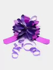 Лесной зеленый бант "Шар"  для подарка