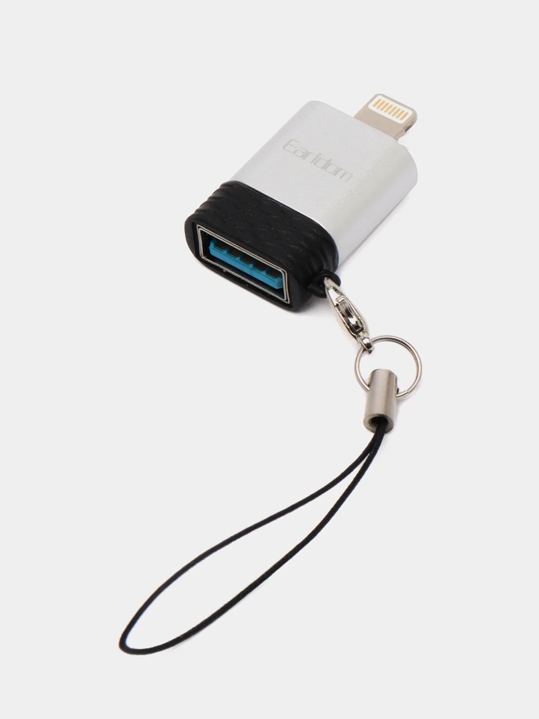 Серый адаптер OTG Lightning для iPhone переходник Type-C / Micro / Ligtning iPhone