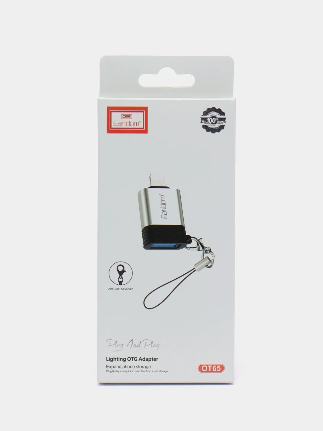 Серый адаптер OTG Lightning для iPhone переходник Type-C / Micro / Ligtning iPhone