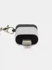 Серый адаптер OTG Lightning для iPhone переходник Type-C / Micro / Ligtning iPhone