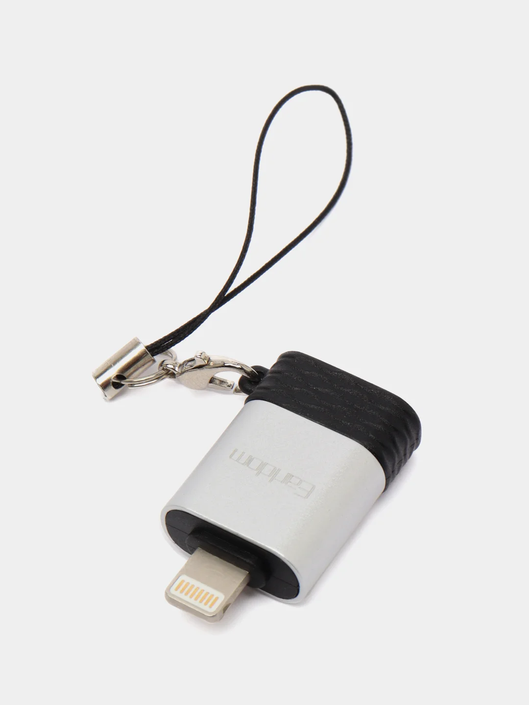 Серый адаптер OTG Lightning для iPhone переходник Type-C / Micro / Ligtning iPhone