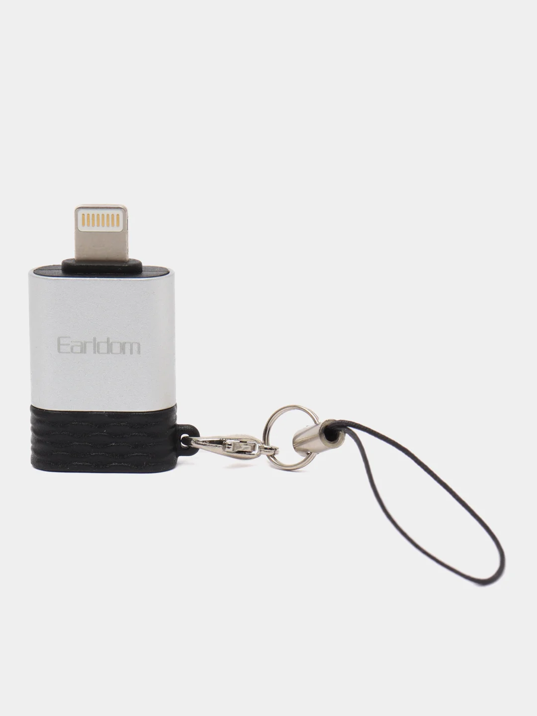 Серый адаптер OTG Lightning для iPhone переходник Type-C / Micro / Ligtning iPhone