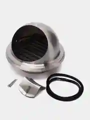 Выход стенной 100 125 150 160 наружный с сеткой из нержавеющей стали с фланцем ERA ВМ